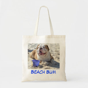 Sac de plage de bouledogue