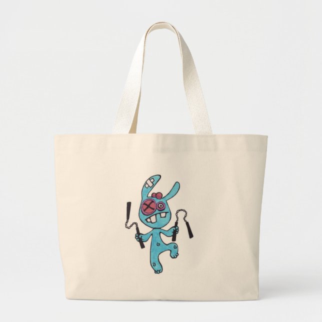 Sac de plage de lapin de Nunchaku (Devant)
