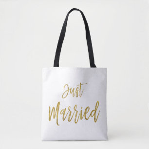 Sac de plage de mariée en or