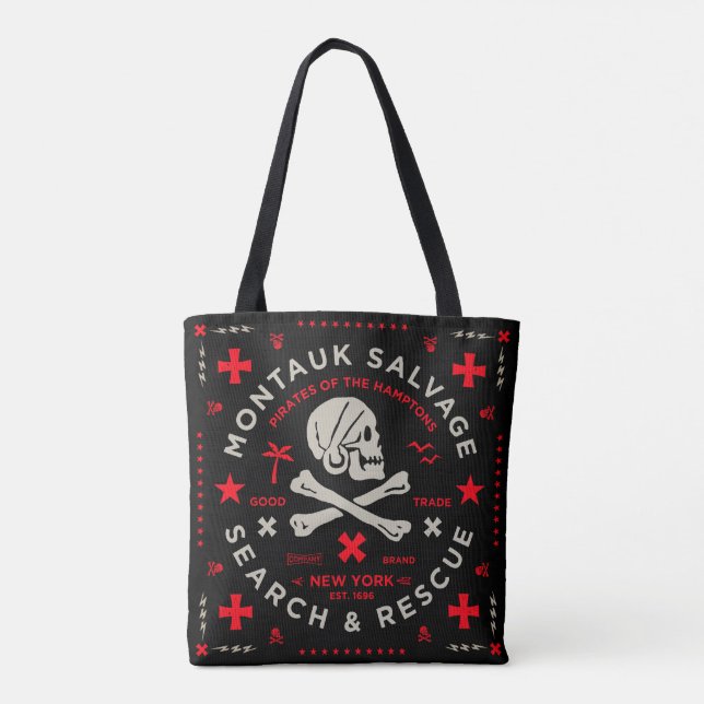 Sac de plage de Montauk Salvage Co. Bandana (Dos)