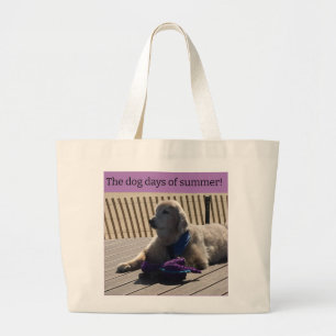 Sac de plage des jours de chien d'été