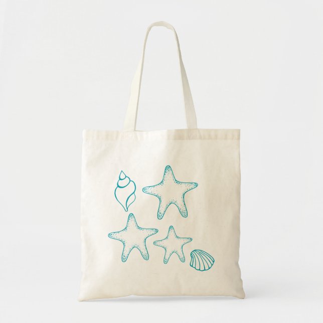 Sac de plage d'été coquillages croisière Cadeau (Devant)