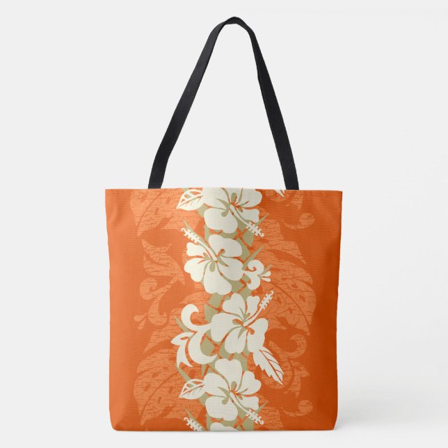 Sac de plage floral de Waikoloa Hawaii (Devant)