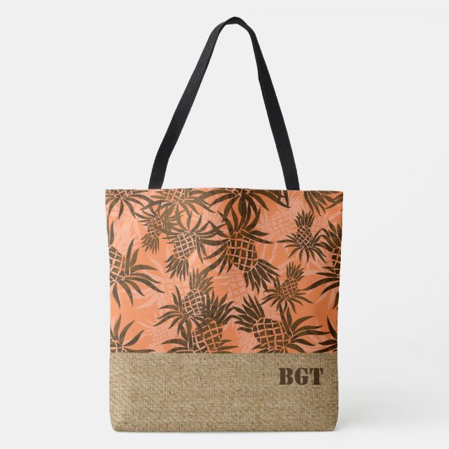 Sac de plage Hawaiian Camo Monogram (Devant)