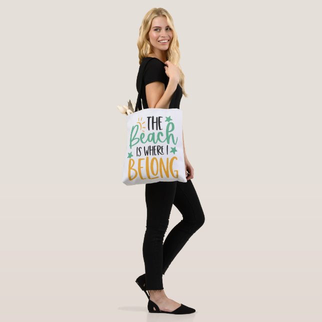 Sac de plage personnalisé (Sur le modèle)
