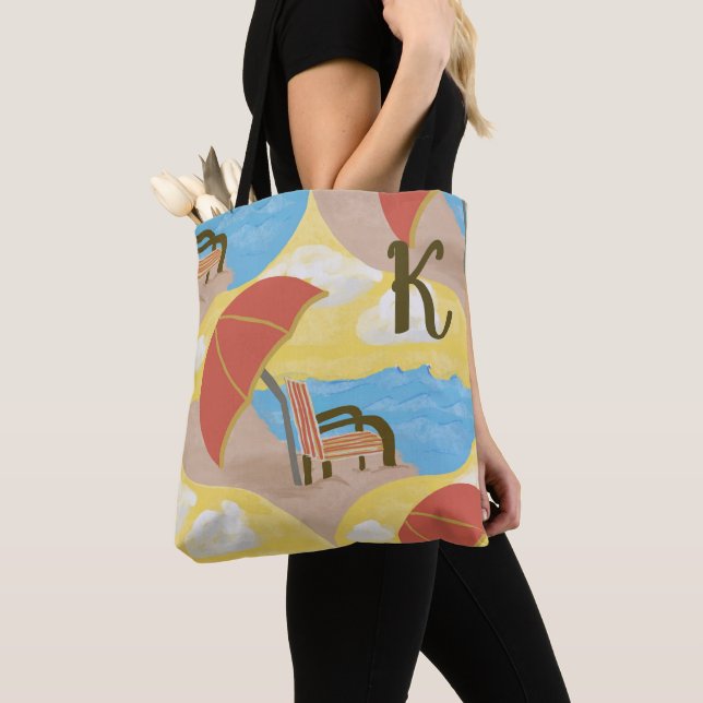 Sac de plage personnalisé Beach Chair Art pour l'é (De près)