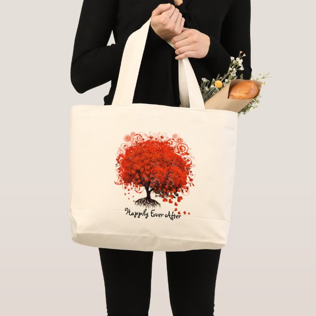 Sac de plage pour lune de miel à l'arbre à feuille (Devant (produit))