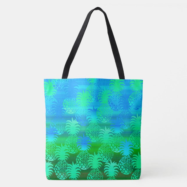 Sac de plage Pukana Hawaiian Pineappy Sunset Blend (Devant)