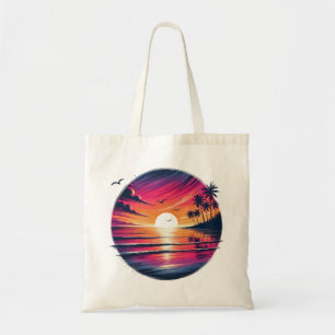 Sac de plage Sérénité du coucher de soleil – Paysa