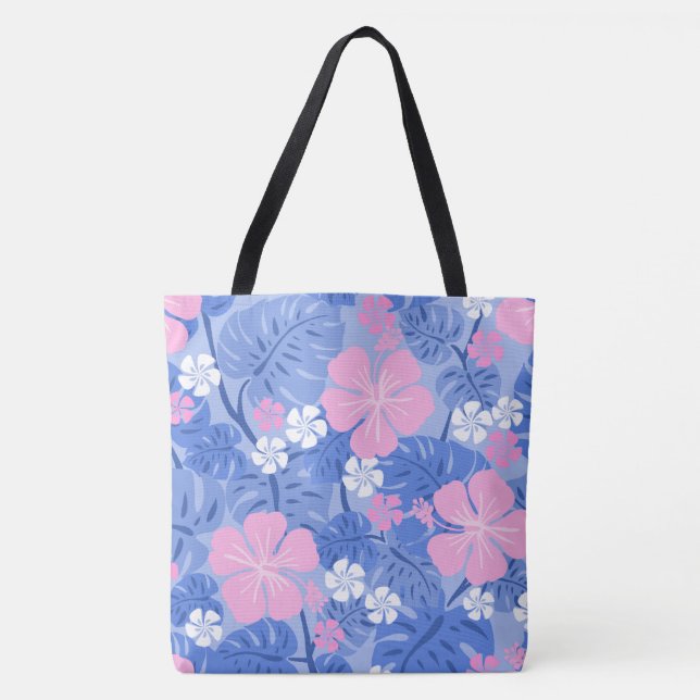 Sac de plage tropical Ailani Hawaiian Hibiscus Per (Devant)
