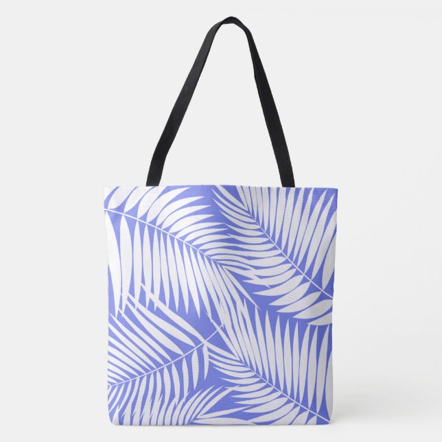 Sac de plage Tropical Kona Palms Hawaiian Leaf (Devant)