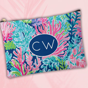 Sac de plage tropicale colorée monographique