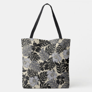 Sac de plage Vintage Hibiscus de la baie d'Huakini
