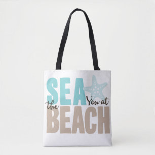 Sac de plage - voyez-vous à la plage - étoiles d