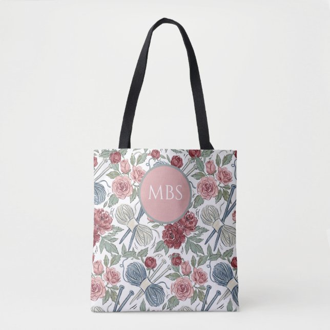 Sac de projet de tricot et sac fourre-tout (Devant)