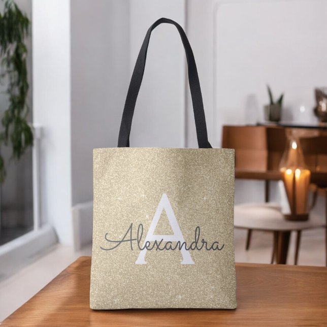 Sac de réservation de luxe Gold Sparkle Elegant Mo (Créateur téléchargé)