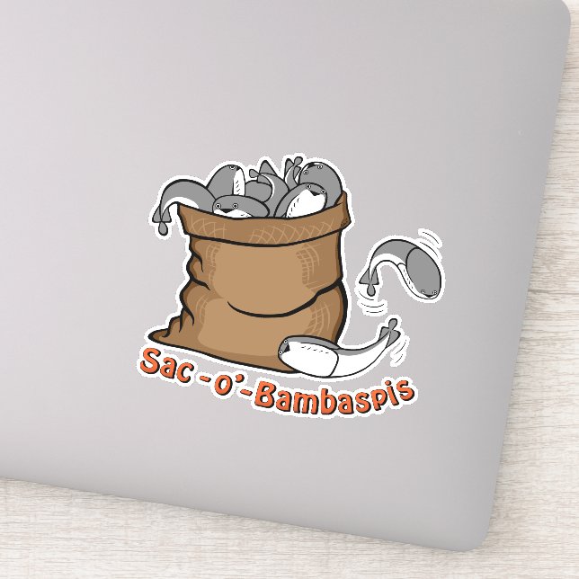 Sac de Sacabambaspis Vinyl Sticker (Détail)