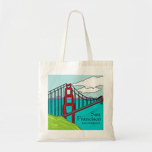 Sac de San Francisco Cali golden gate bridge (Devant)