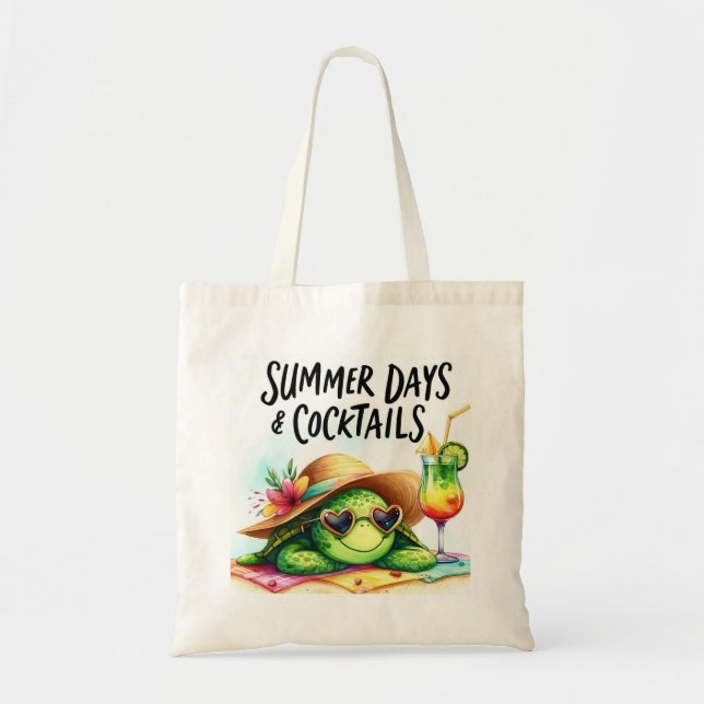 Sac de shopping durable avec des vibrations estiva (Devant)