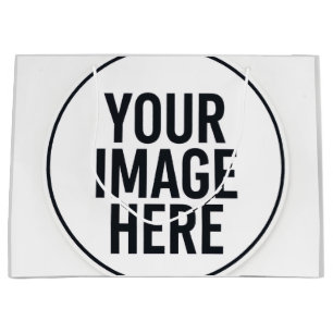 Sac de shopping en papier pour cadre photo moderne