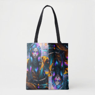 Sac de Shpper Neon Girl design