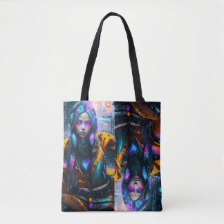 Sac de Shpper Neon Girl design