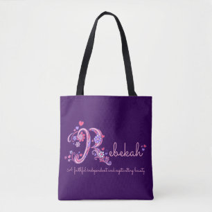 Sac de signification d'art et de nom de monogramme