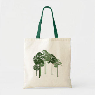 Sac de silhouette de pins