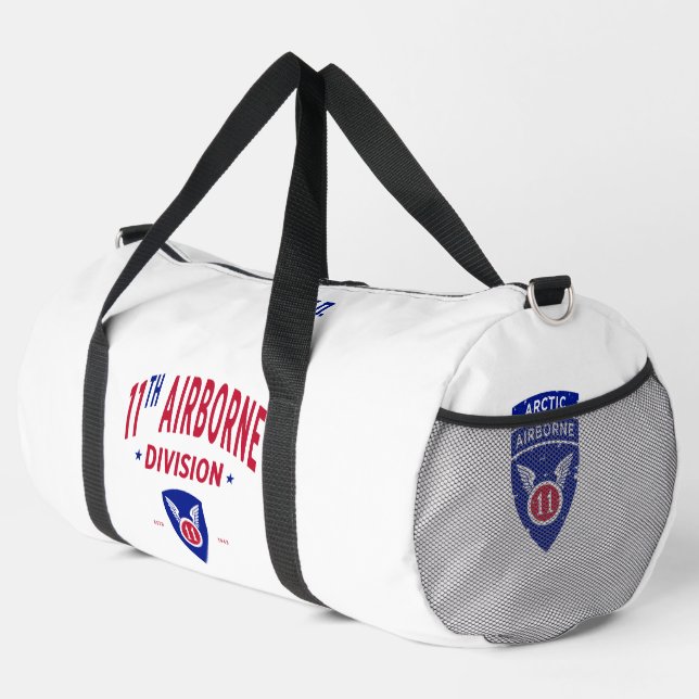 Sac De Sport 11e Division aéroportée - Militaire des États-Unis (Coin droit)