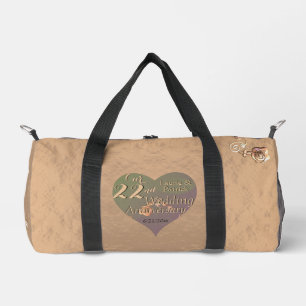 Sac De Sport 22e Mariage Anniversaire Rose cardiaque