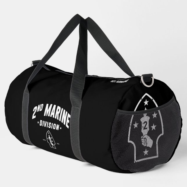 Sac De Sport 2e division maritime Silent Second personnalisable (Coin droit)