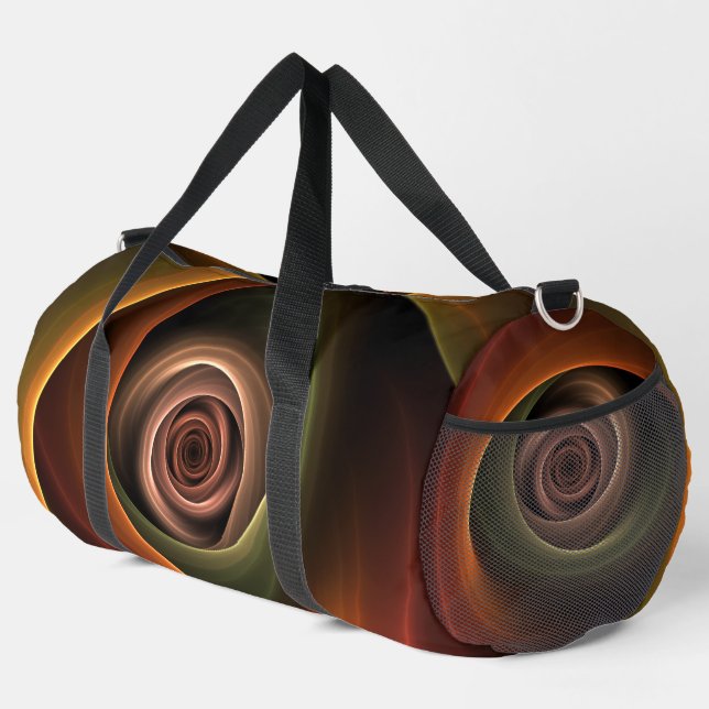 Sac De Sport 3D Spirale Abstraite couleurs chaudes Art fractal  (Coin droit)