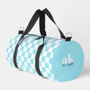 Sac De Sport À damiers Monogramme de signature rétro