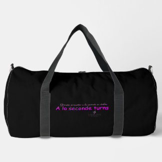 Sac De Sport A La Seconde devient noir et rose