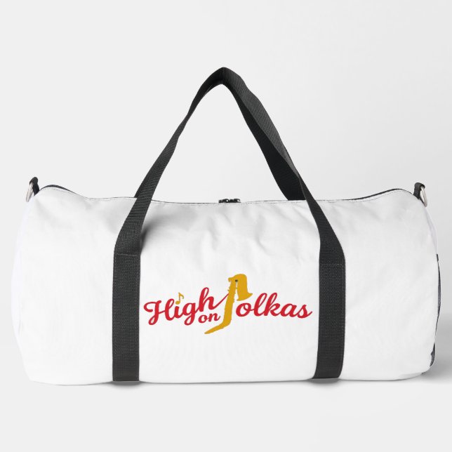 Sac de sport à logo High on Polkas (Recto)