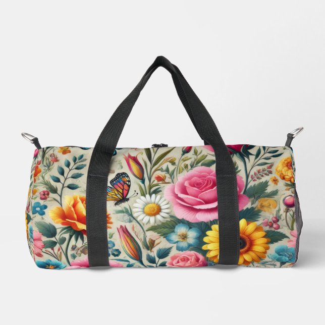 Sac De Sport A Symphony of Blooms (Recto)