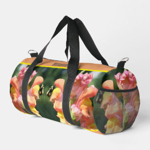 Sac De Sport Abeille Sur Fleur Snapdragon Personnalisée