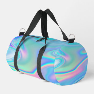 Sac De Sport Abstrait arc-en-ciel holographique