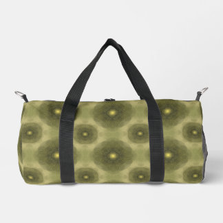 Sac De Sport Abstrait Olive Green Flower Motif sans couture