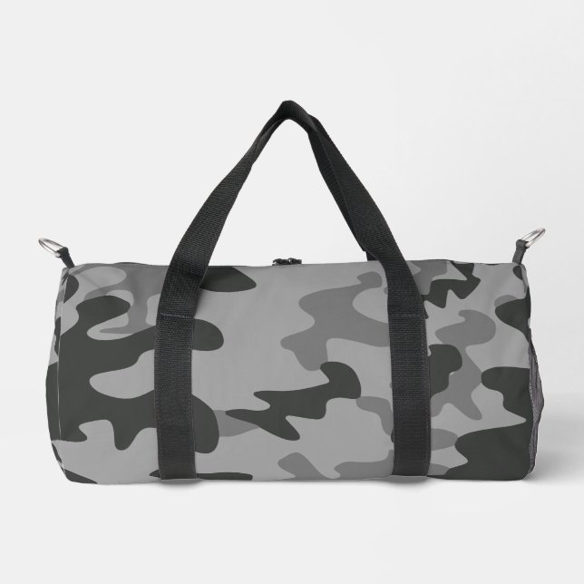 Sac De Sport Accessoires Camouflage Grey (Recto)