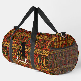 Sac De Sport Afrique Amhara Éthiopie Motif ethnique géométrique