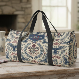 Sac De Sport Aigles Americana Fleurs Étoiles et Rayures ID1298