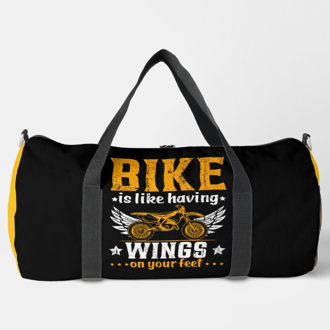 Sac De Sport Ailes de vélo sur vos pieds (Recto)