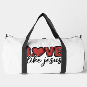 Sac De Sport Aimez comme Jésus Modèle de T-shirt chrétien vinta