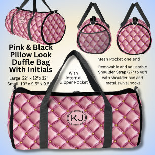 Sac De Sport Ajouter Initiales, Coussin Coussin Look Soft Rose 