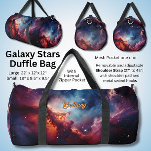 Sac De Sport Ajouter un nom Galaxy Formations et étoiles