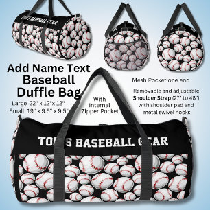 Sac De Sport Ajouter un nom Texte, équipement de baseball de To