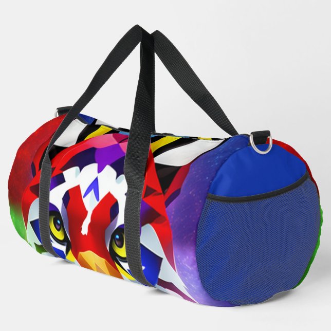 Sac De Sport Alexander's Cat blue duffel bag (Coin droit)