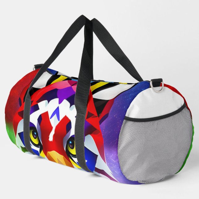 Sac De Sport Alexander's Cat white duffel bag (Coin droit)