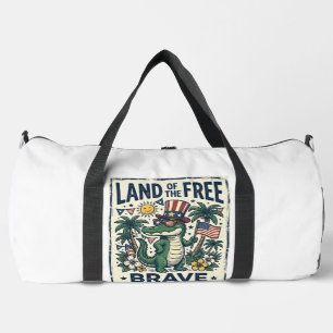 Sac De Sport Alligator de Floride Patriotique 4 juillet